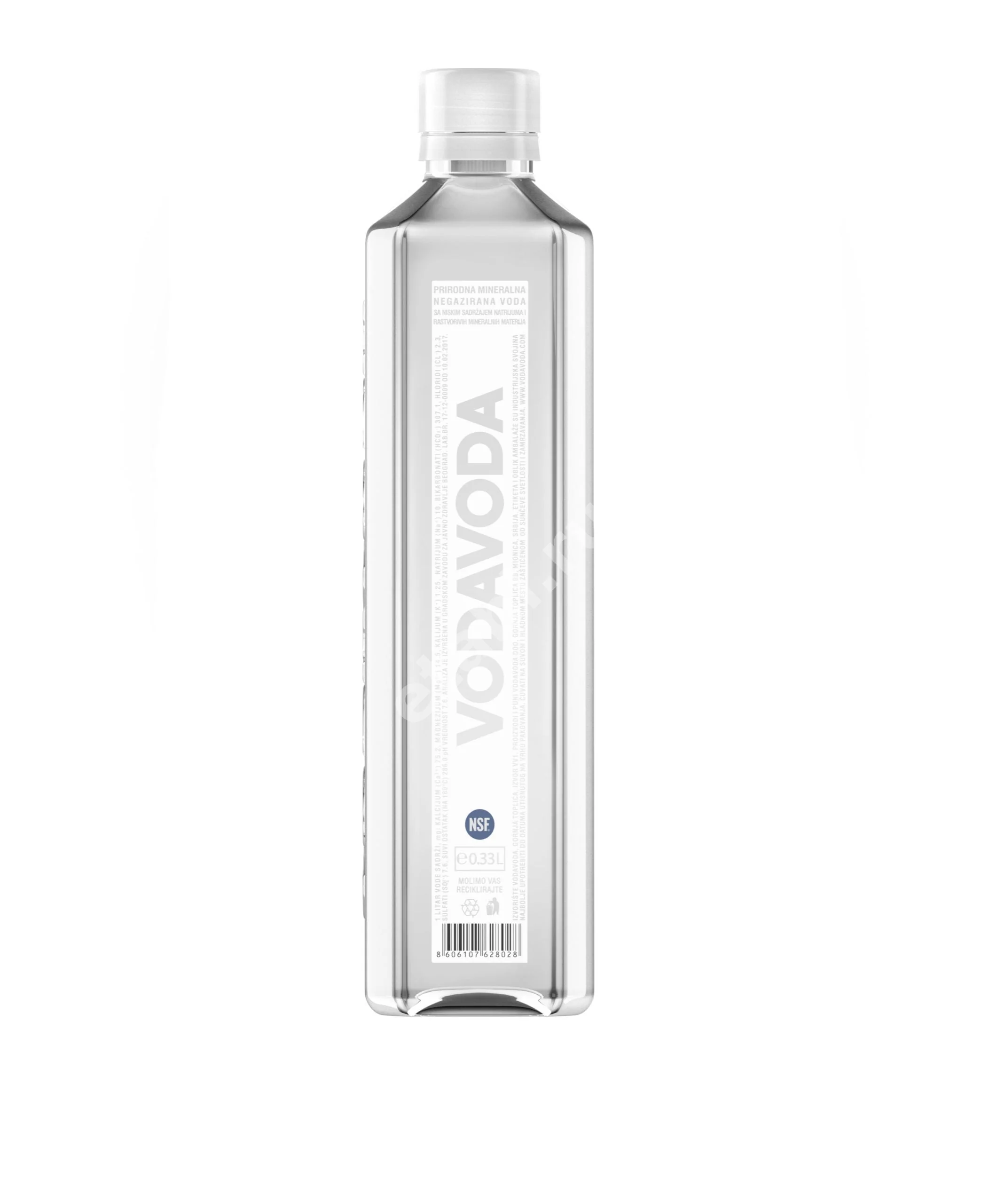 ВОДА МИНЕРАЛЬНАЯ Vodavoda негаз. (бут. стекл.) 0.33л (Водавода, СЕРБИЯ)