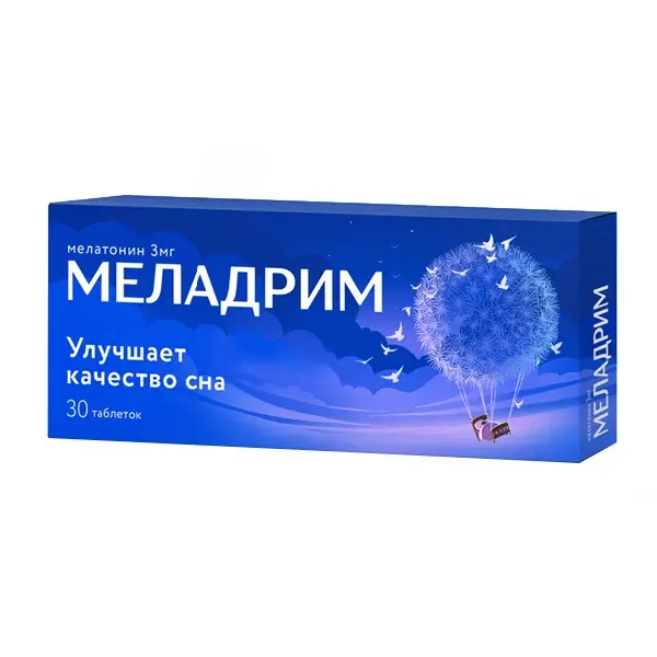 МЕЛАДРИМ табл. п.п.о. 3мг N30 (В-Мин, РФ)