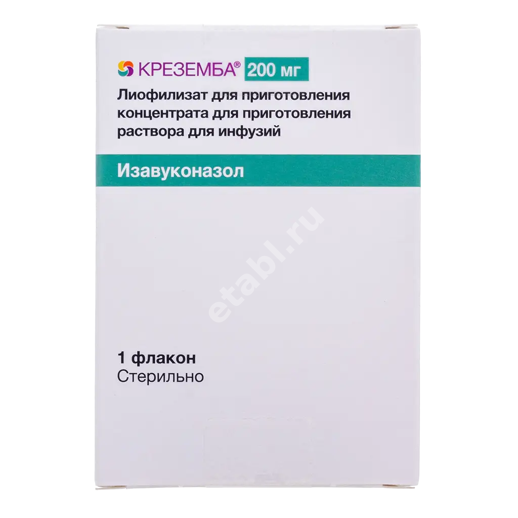КРЕЗЕМБА лиоф. д/конц. для р-ра д/инф. (фл.) 200мг N1 (ПФАЙЗЕР, США)
