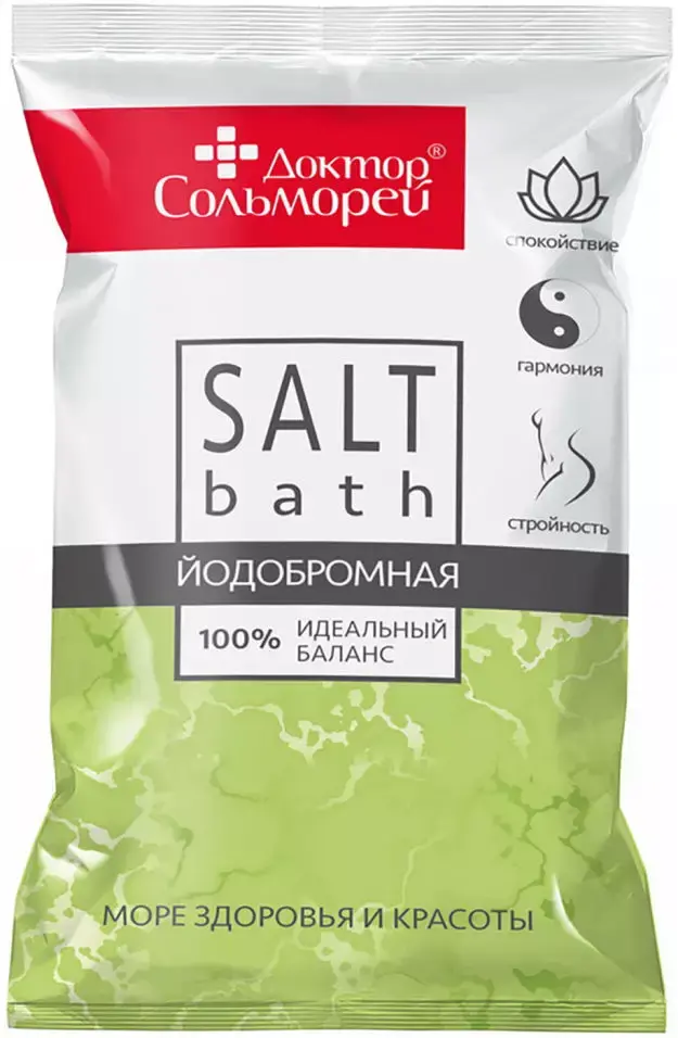 ДОКТОР СОЛЬМОРЕЙ соль для ванн Йодобромная 1 000г (Атена Гуанчжоу Косметик, РФ)