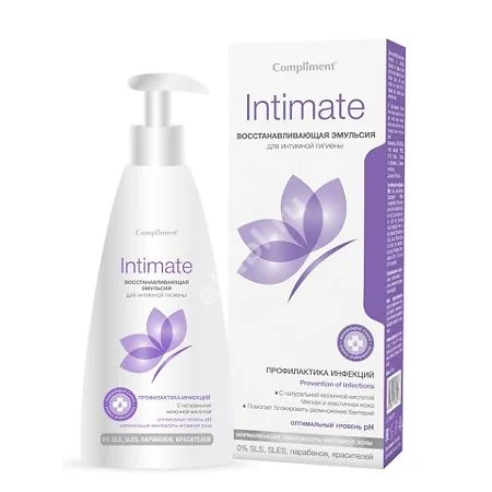 КОМПЛИМЕНТ Intimate эмульсия для интимной гигиены восстанавливающая 250мл (Тимекс Про ООО, РФ)