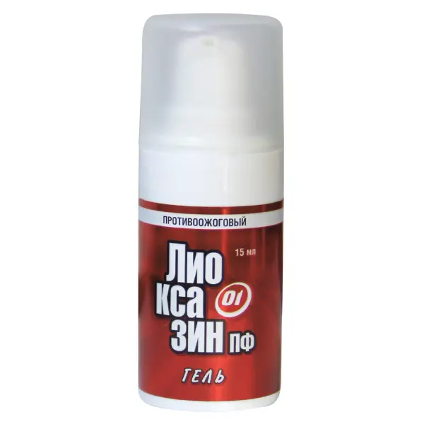 ЛИОКСАЗИН ПФ гель от ожогов (диспенс.) 15мл (ПРОФИТ ФАРМ, РФ)