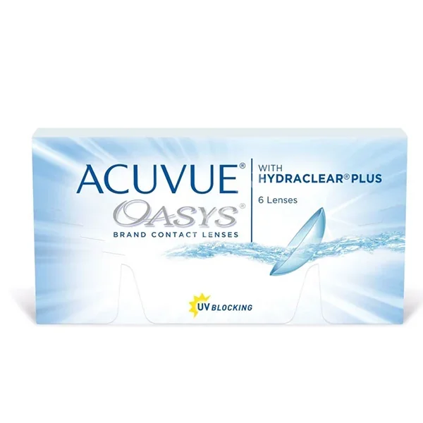 ЛИНЗЫ КОНТАКТНЫЕ Acuvue Oasys 6шт традиц 2нед дневн б/цв -5.00 8.8 (Джонсон и Джонсон Вижн Кэер, США)
