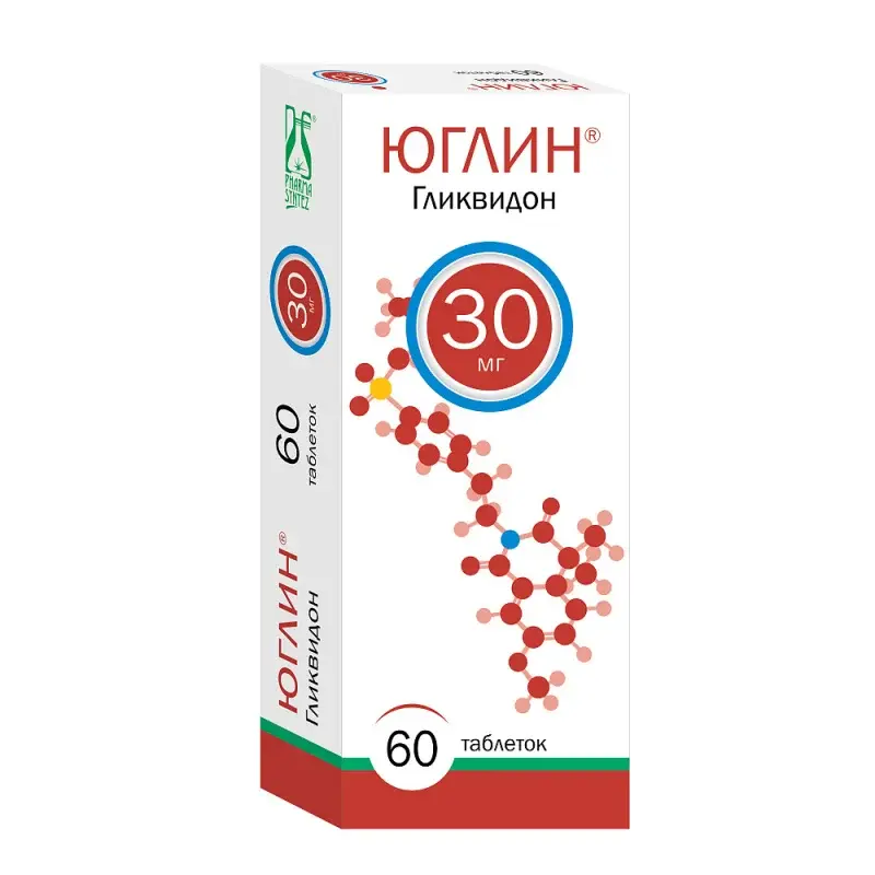 ЮГЛИН табл. 30мг N60 (ФАРМАСИНТЕЗ, РФ)