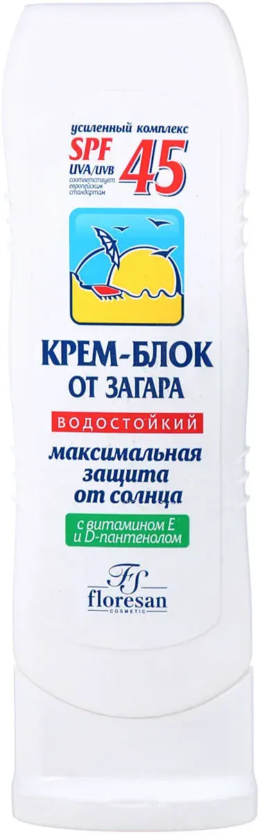 ФЛОРЕСАН крем-блок солнцезащит SPF45 60мл (Флоресан, РФ)