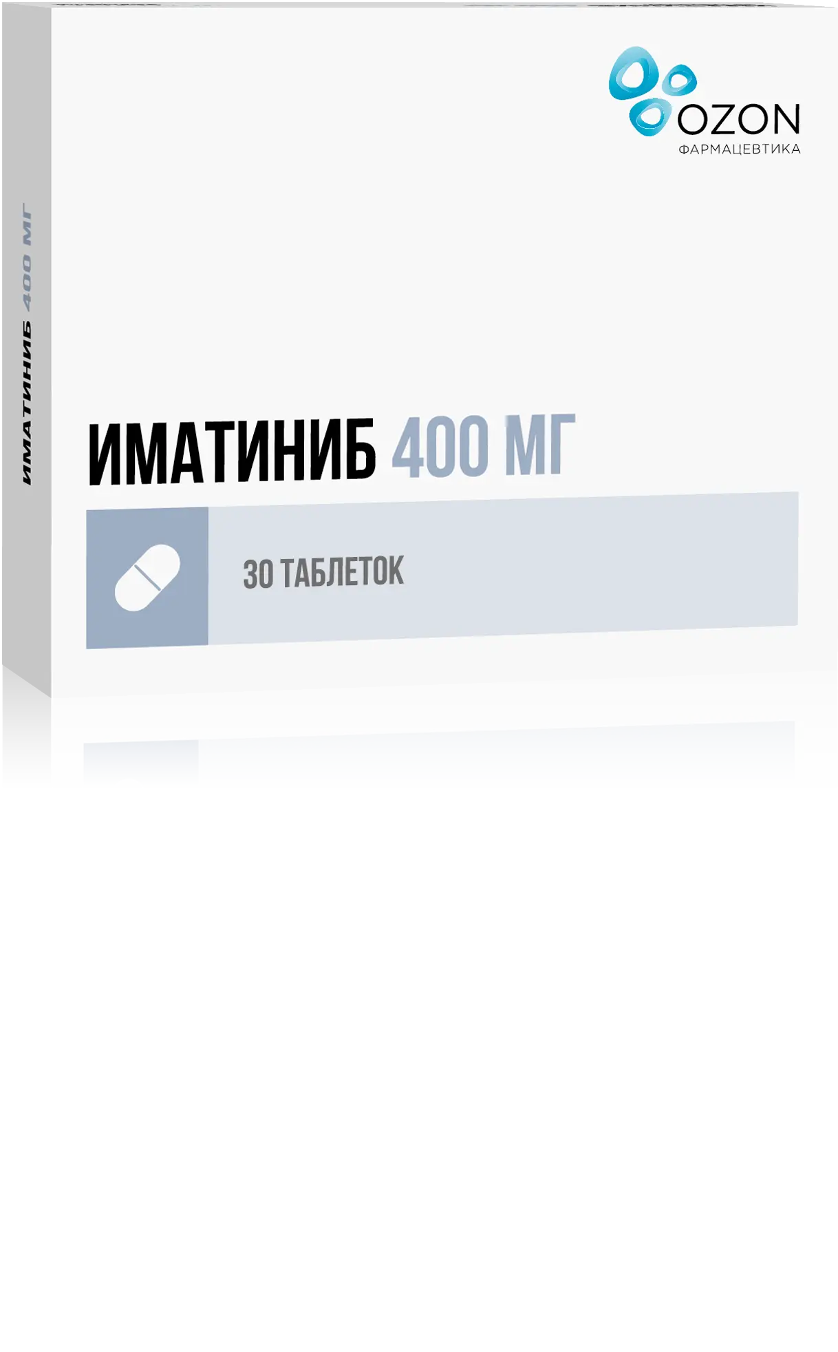 ИМАТИНИБ таблетки покрытые пленочной оболочкой 400мг N30 ОЗОН РФ: купить в  Белгороде| Интернет-аптека eTabl.ru (партнер Таблеточка)