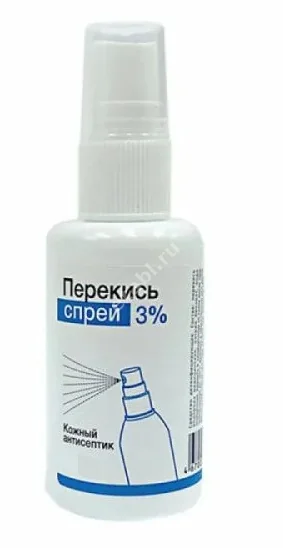ПЕРЕКИСЬ ВОДОРОДА дез.ср-во спрей д/наружн. прим. (фл. плстк.) 3% - 100мл N1 (Экотекс, РФ)