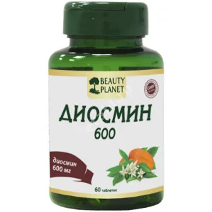 ДИОСМИН 600 Бьюти Планет табл. 0.91г N60 (Вэйхай Байхе Байолоджи Текнолоджикал Ко Лтд, КИТАЙ)