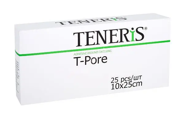 ПОВЯЗКА Тенерис неткан. стер. 10х25см N25 (ФАРМЛАЙН, ВЕЛИКОБРИТАНИЯ)