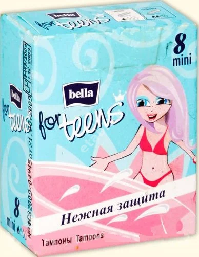 БЕЛЛА тампоны гигиенические Фо Тинс Мини N8 (БЕЛЛА, ПОЛЬША)