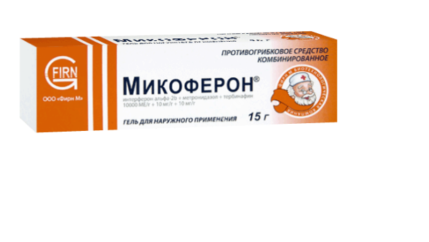 МИКОФЕРОН гель д/наруж. прим (туба) 15г N1 (Фирн М, РФ)