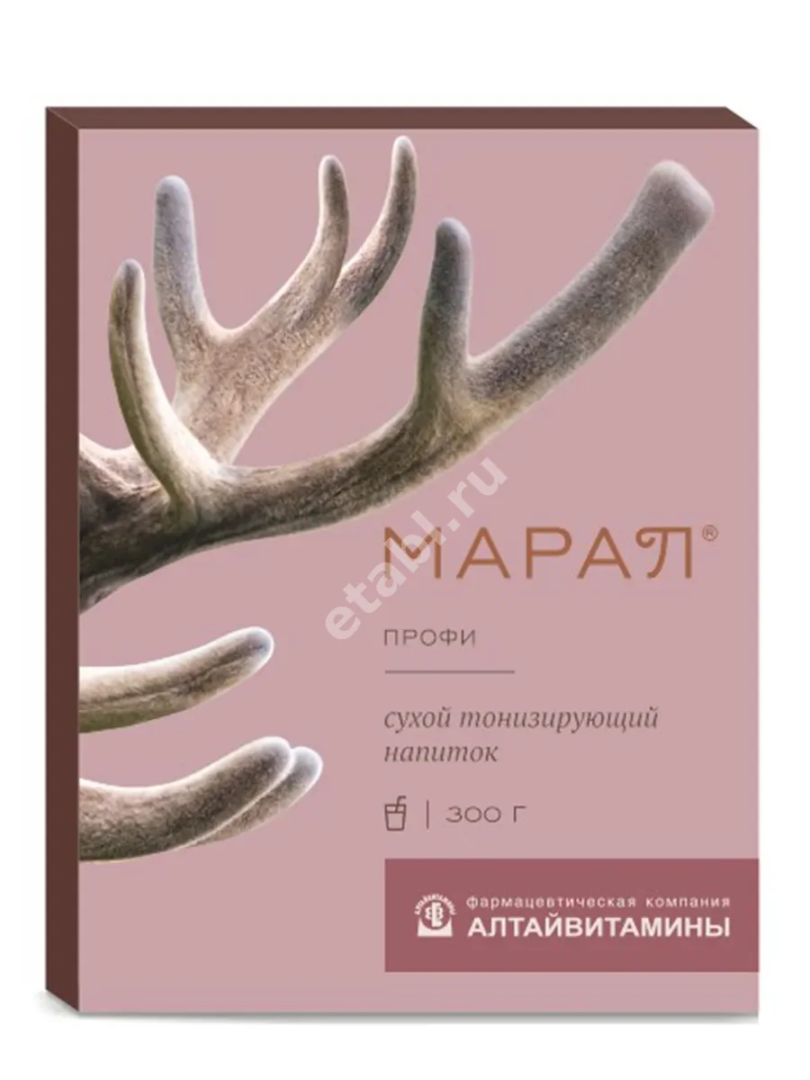 МАРАЛ Профи сухой напиток тонизир пор. д/р-ра внутр. 300г N1 (Алтайвитамины, РФ)