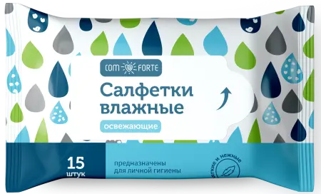 САЛФЕТКИ ВЛАЖНЫЕ N15 (Авангард, РФ)