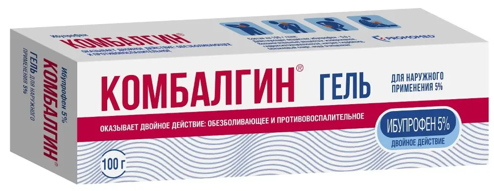 КОМБАЛГИН гель д/наруж. прим (туба) 5% - 100г N1 (ПРОМОМЕД, РФ)