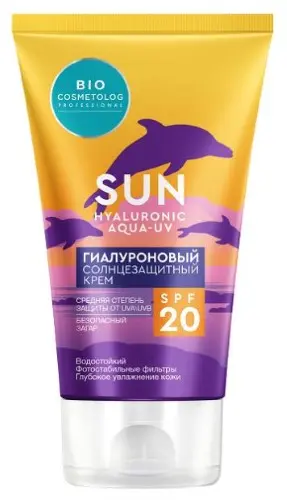 ФИТОКОСМЕТИК Bio Cosmetolog Professional крем солнцезащит SPF20 гиалуроновый 150мл (Фитокосметик, РФ)