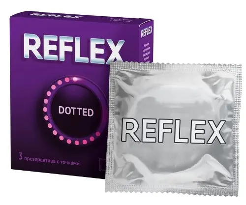 РЕФЛЕКС презервативы Dotted в смазке N3 (РЕКИТТ БЕНКИЗЕР, КИТАЙ)