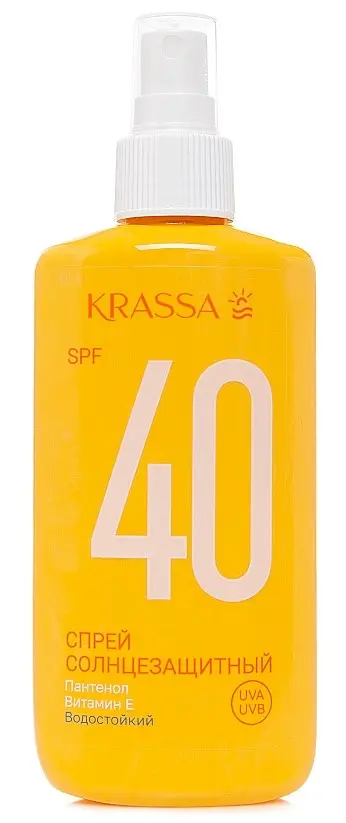 КРАССА (KRASSA) спрей солнцезащит SPF40 150мл (Красса-Косметикс, РФ)