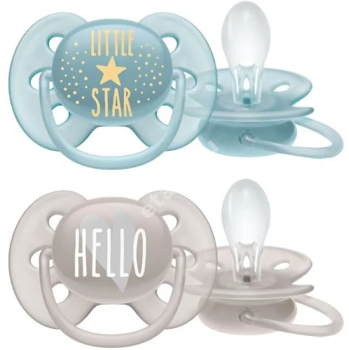 АВЕНТ (Avent) пустышка силик. Ultrasoft 6-18м SCF223/01 N2 (ФИЛИПС  ЭЛЕКТРОНИКС, НИДЕРЛАНДЫ)