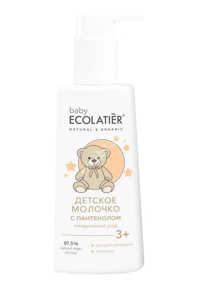 ЭКОЛАТЬЕ БЕБИ (ECOLATIER BABY) молочко с пантенолом 3+ 150мл (Гринкосметикс, РФ)