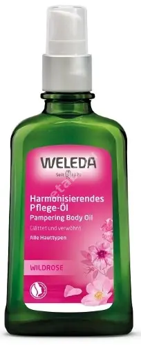 ВЕЛЕДА масло для тела дикой розы (нежное розовое) 100мл (Веледа, ГЕРМАНИЯ)
