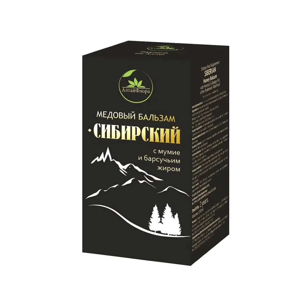 АЛТАЙФЛОРА Сибирский медовый бальзам 150мл N1 (Алтайская чайная компания, РФ)