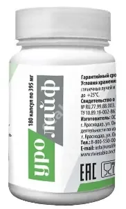 УРОЛАЙФ капс. 0.395г N180 (Ривьера Биотек, РФ)