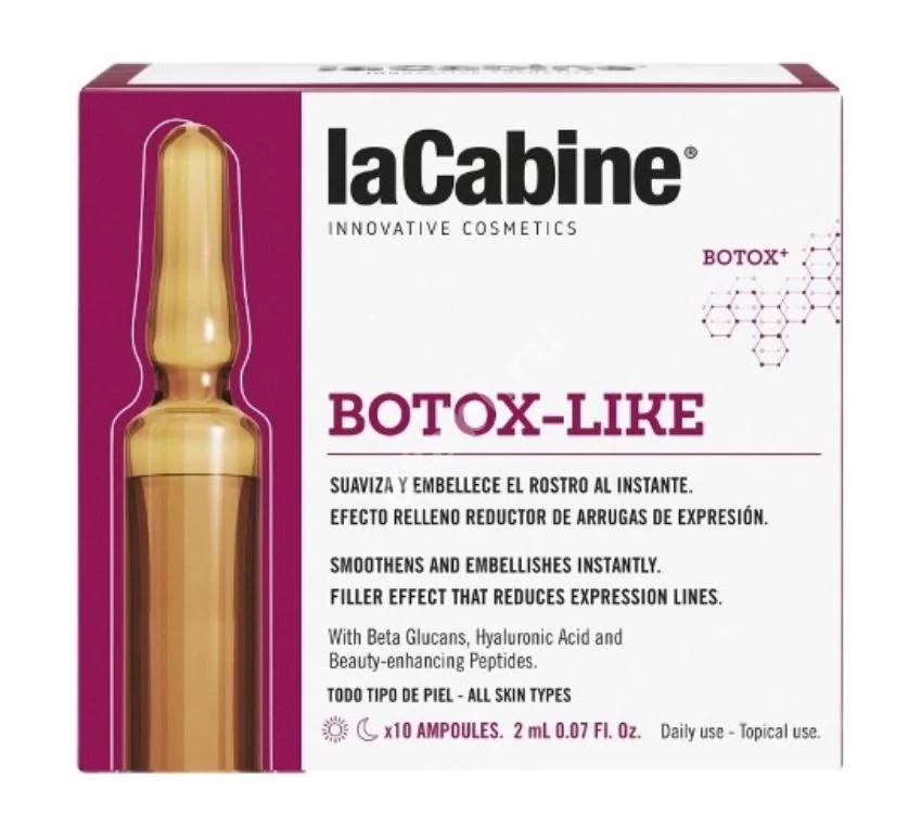 ЛА КАБАЙН (LA CABINE) сыворотка концентр. эффект ботокса Botox Like (амп.) 2мл N10 (Магасалфа С.Л., ИСПАНИЯ)
