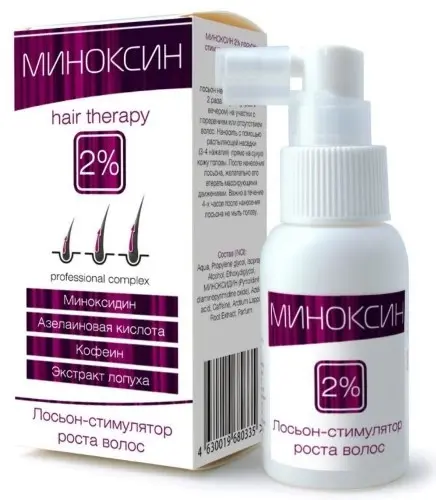 МИНОКСИН лосьон д/роста волос 2% - 50мл (Бионова Рус, РФ)