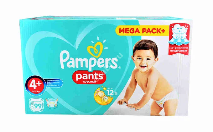 ПАМПЕРС подгузники-трусики Pants 9-15кг р.макси+ N99 (Проктер энд Гэмбл  ГмбХ, РФ)