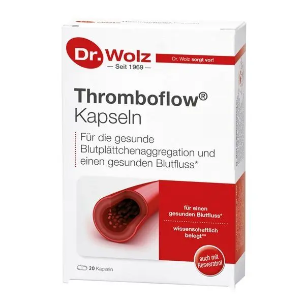 ТРОМБОФЛОУ Доктор Волз (Dr. Wolz) капс. 0.36г N20 (Др. Волз Зелл, ГЕРМАНИЯ)