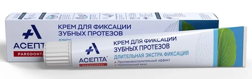 АСЕПТА крем для зубных протезов 40г (ВЕРТЕКС, РФ)