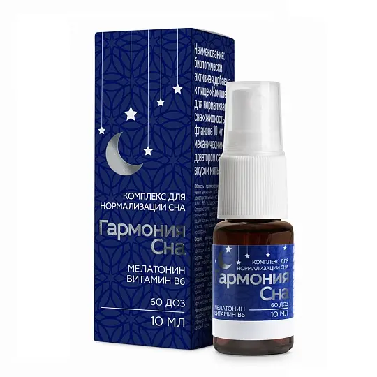 ГАРМОНИЯ СНА жидк. д/ внутр. прим. 10мл N1 (МИРРОЛЛА, РФ)