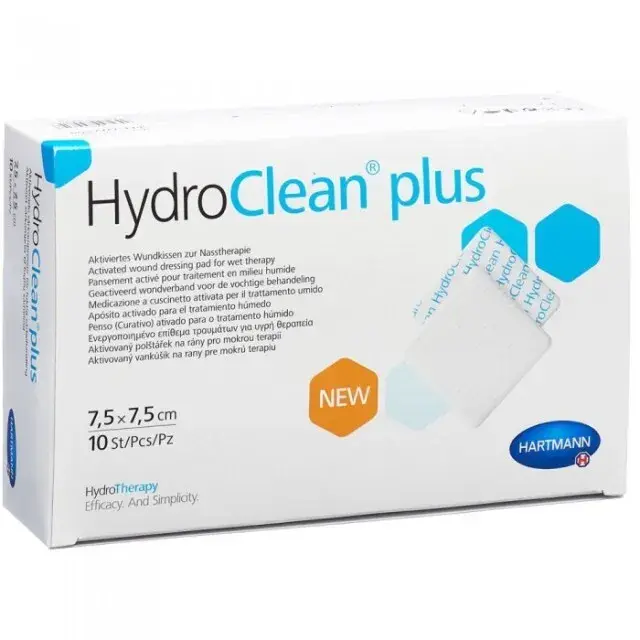 ПОВЯЗКА Hydro Clean Plus гидроактивная стер. 7.5х7.5см N10 (ПАУЛЬ ХАРТМАНН, ГЕРМАНИЯ)