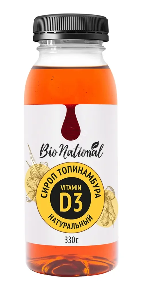 ТОПИНАМБУР Bio national сироп с витамином Д3 (фл.) 250мл (Терра, РФ)