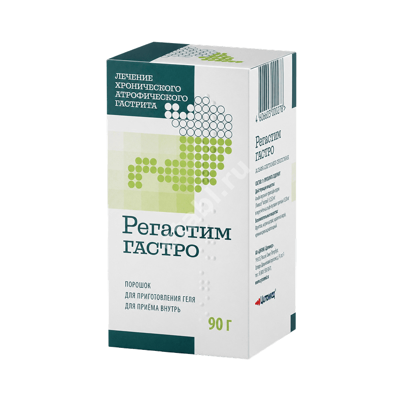 РЕГАСТИМ Гастро пор. д/геля внутр. (банк.) 90г N1 (ЦИТОМЕД, РФ)