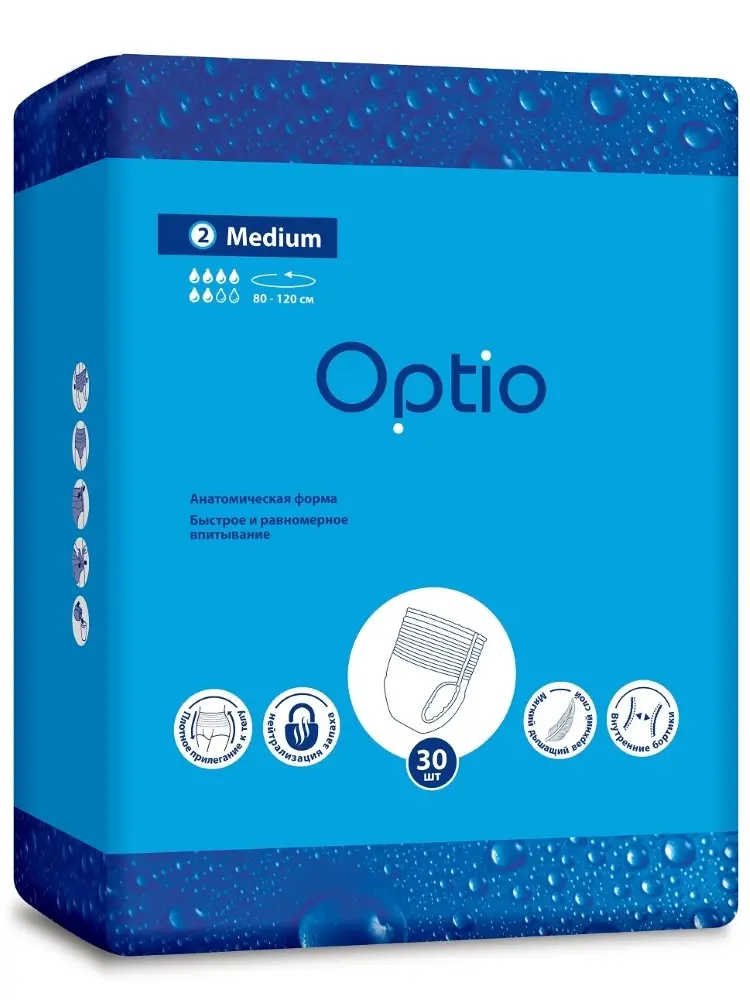 ОПТИО (OPTIO) трусы при недержании р.M N30 (Мега Софт, КИТАЙ)