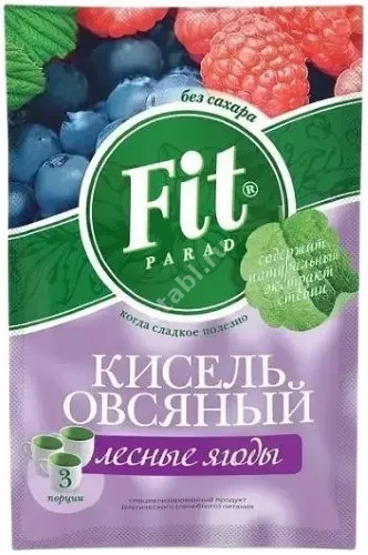 ФИТ ПАРАД кисель Овсяный (сашет) 50г Лесные ягоды (Питэко, РФ)