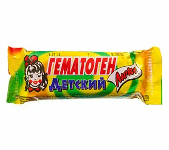 ГЕМАТОГЕН Детский Люкс плитка 40г N1 (Возрождение и Развитие, РФ)