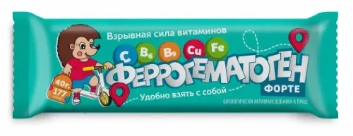 ГЕМАТОГЕН Феррогематоген Форте пастилки жев. 40г N1 (ФАРМСТАНДАРТ, РФ)