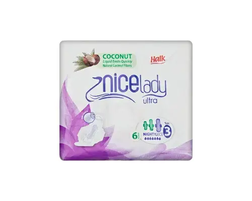 НАЙСЛЕДИ (NICELADY) прокладки гигиенические Ультра ночные N6 (Халк Хидженик, ТУРЦИЯ)