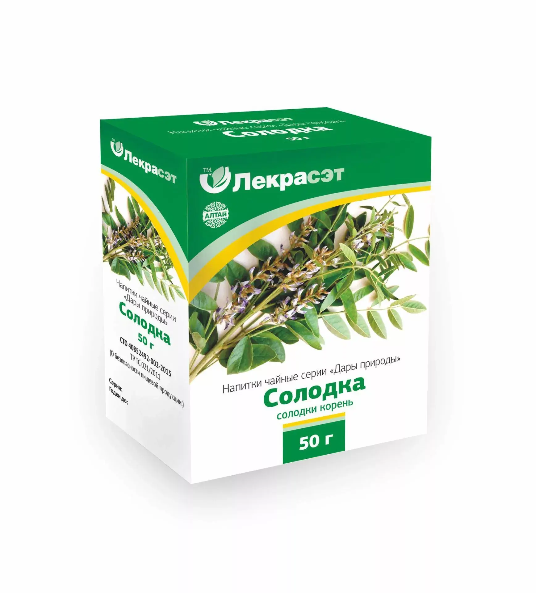 СОЛОДКИ КОРЕНЬ 50г N1 (Лекра-СЭТ, РФ)