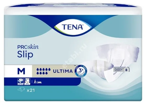 ТЕНА Slip подгузники д/взрослых Ultima 9кап. р.M N21 (Эссити Хайджин энд Хелс, НИДЕРЛАНДЫ)