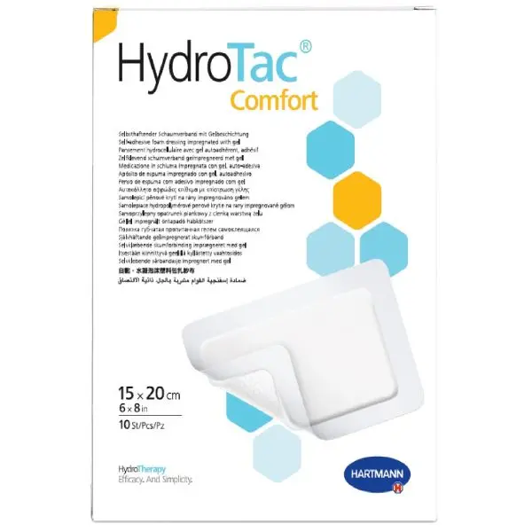 ПОВЯЗКА HydroTac Comfort самофикс. губчатая 15х20см N10 (ПАУЛЬ ХАРТМАНН, ГЕРМАНИЯ)