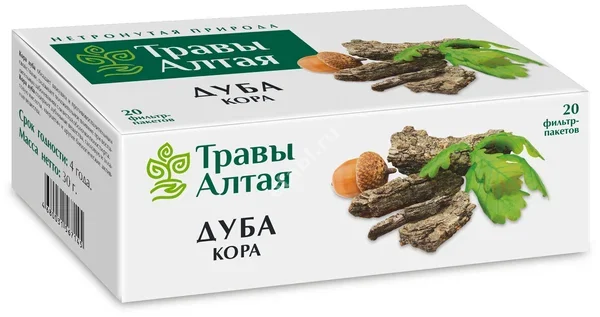 ДУБА КОРА (фильтр-пак.) 1.5г N20 (Алсу, РФ)