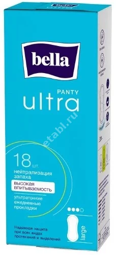 БЕЛЛА прокладки ежедневные Панти Ультра Large N18 (БЕЛЛА, РФ)