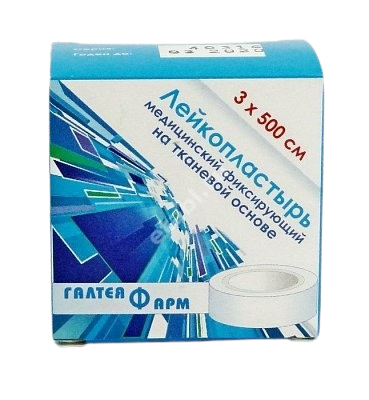 ПЛАСТЫРЬ ФИКСИРУЮЩИЙ ГалтеяФарм ткан. 3х500см N1 (Галтеяфарм, БЕЛАРУСЬ)