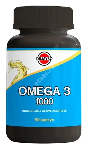 ОМЕГА-3 Dr.Mybo капс. (банк.) 1.33г N90 (Фофуд, РФ)