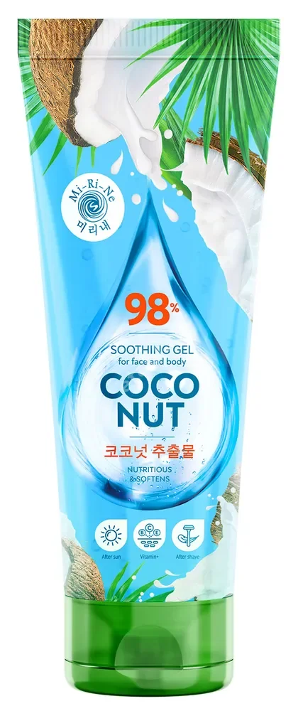 МИ-РИ-НЭ гель для лица/тела смягч 98% Coconut 150мл (Гуд Три Косметикс, РЕСПУБЛИКА КОРЕЯ)