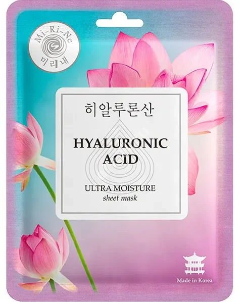 МИ-РИ-НЭ маска ткан для лица увлаж Hyaluronic Acid 23г (Дермал Корея, РЕСПУБЛИКА КОРЕЯ)