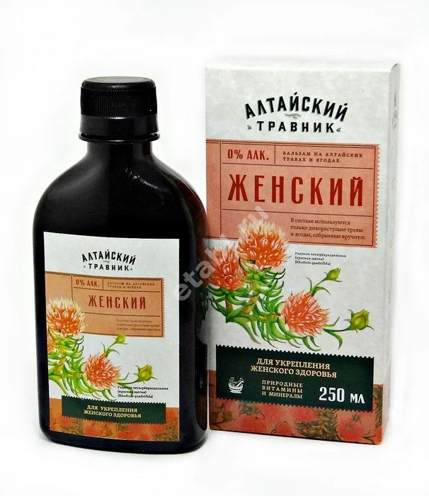 АЛТАЙСКИЙ ТРАВНИК бальзам Женский (фл.) 250мл N1 (Грин Сайд, РФ)